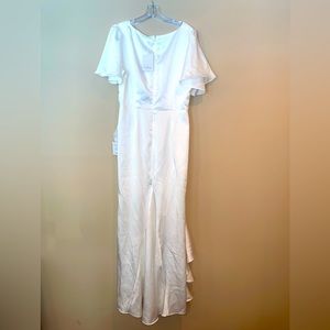 Lulu’s Satin Bridal Event Dress